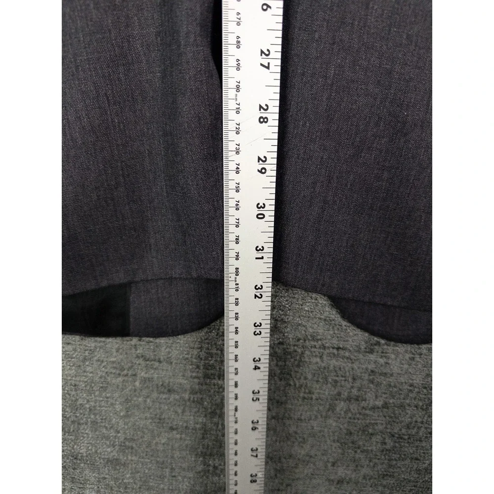 Banana Republic‎ Tailored Fit Blazer Mens 42L Gray 2 Button 100% Wool Business